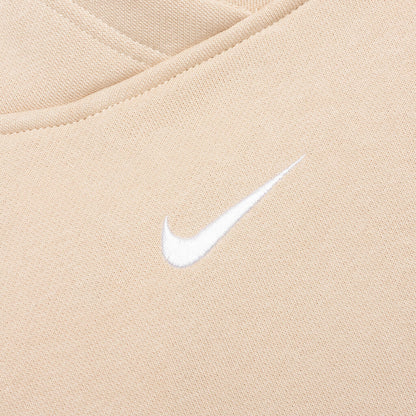 Sportswear Collection Essentials Women's Oversized Fleece Hoodie - Sanddrift/White
