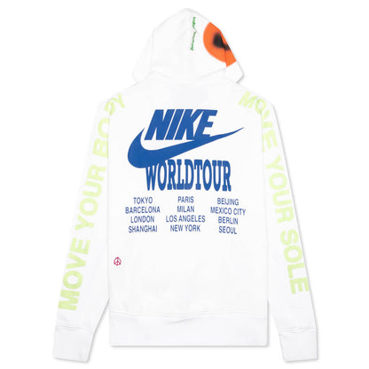 Sportswear World Tour Pullover French Terry Hoodie - White