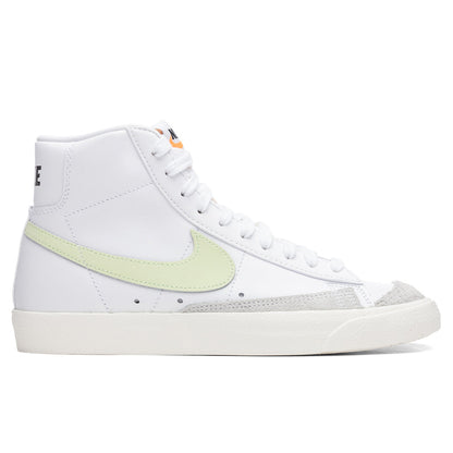 Women's Blazer Mid '77 - White/Barely Volt/Total Orange