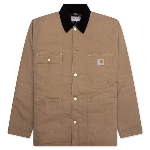 OG Chore Coat Aged Canvas - Peanut/Black