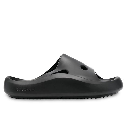 Meteor Rubber Slider - Black/Black