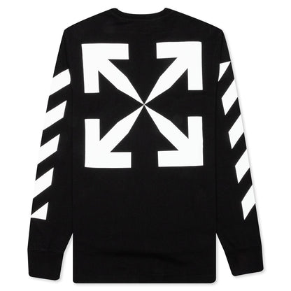 Blue Mona Lisa L/S Tee - Black/White