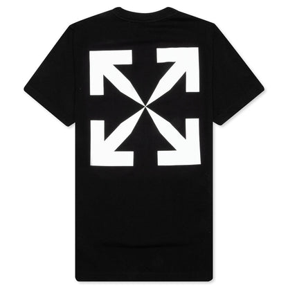 Blue Mona Lisa S/S Slim Tee - Black/White