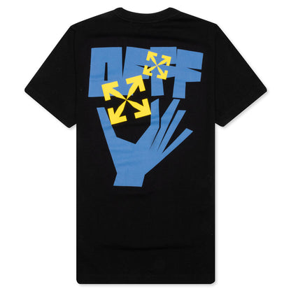 Hands Arrows S/S Slim Tee - Black/Light Blue