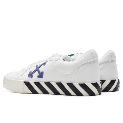 Low Vulcanized Canvas - White/Navy Blue