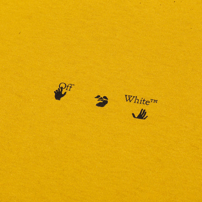 Pencil Arch S/S Over Tee - Ocher Yellow/Black