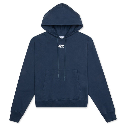 Mirko First Over Hoodie - Dark Blue/White
