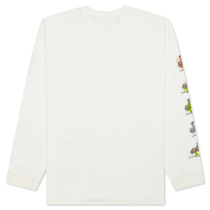 Follow The Road L/S T-Shirt - Bone