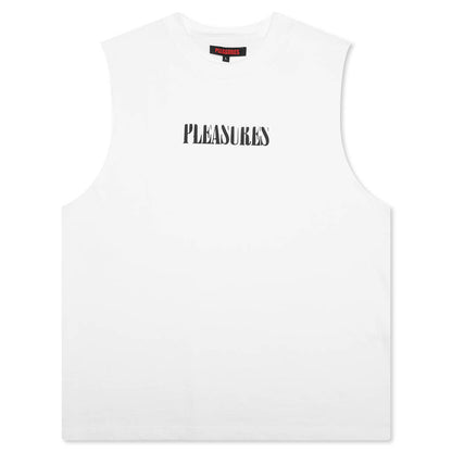 Onyx Sleeveless Shirt - White