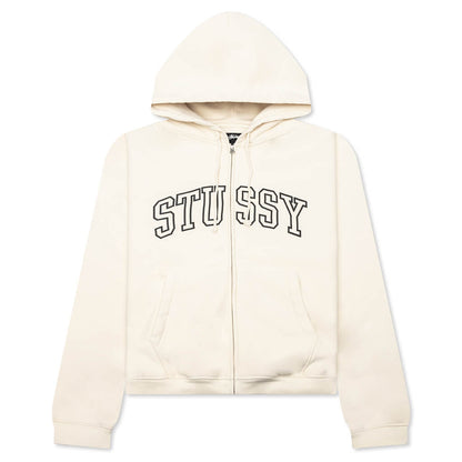 Outline Zip Hoodie - Ivory