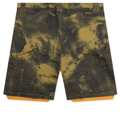 Oval Tactical Cargo Shorts - Yellow