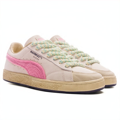PUMA x Nahmias Suede Crochet - Jasmine Flower/Pink Pixel/Canvas