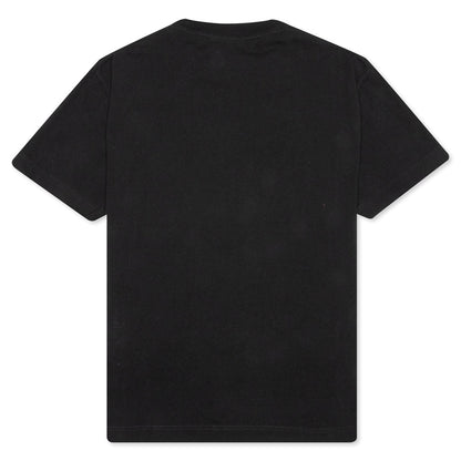 Burning Head Logo Tee - Black/Yellow