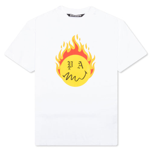 Burning Head Tee - White/Yellow