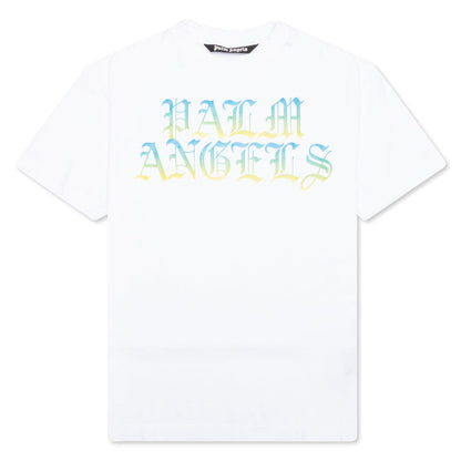 Hue Gothic Logo Over Tee - White/Multi