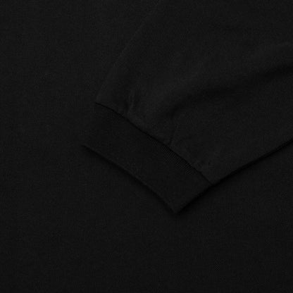 Pique L/S Polo - Black