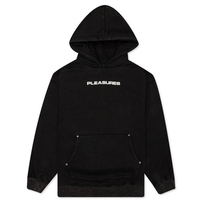 Burnout Dyed Hoodie - Black