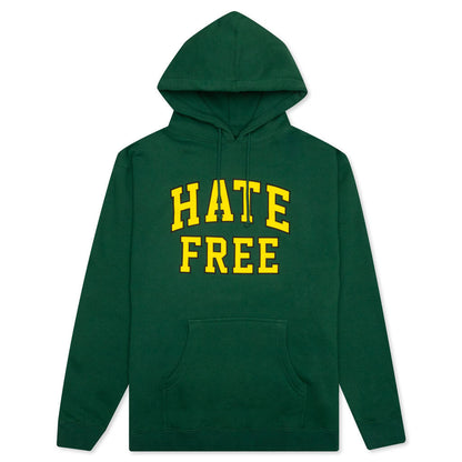 Hate Free Hoodie - Forest Green