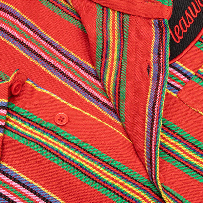 Nailed S/S Button Down - Red