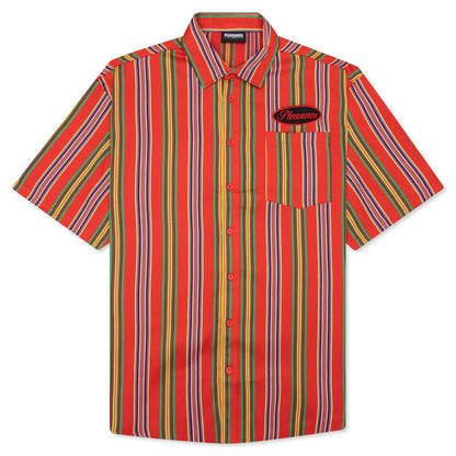 Nailed S/S Button Down - Red