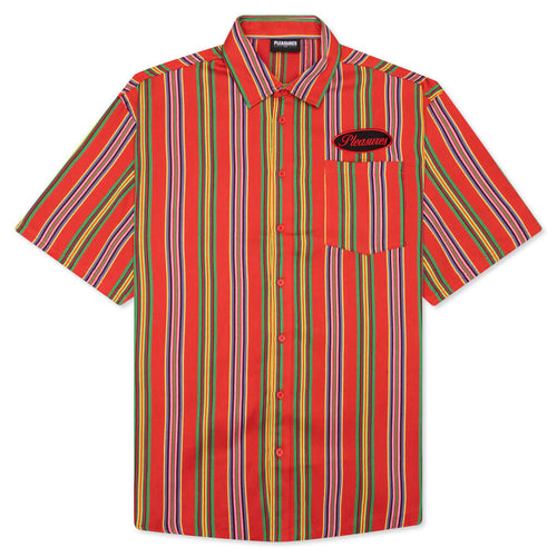 Nailed S/S Button Down - Red