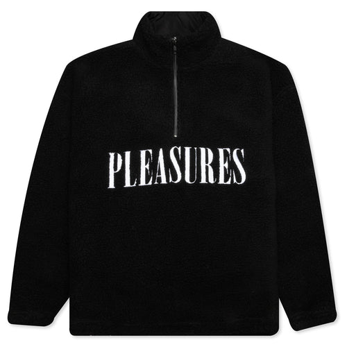 Prayer Quarter Zip Sherpa - Black