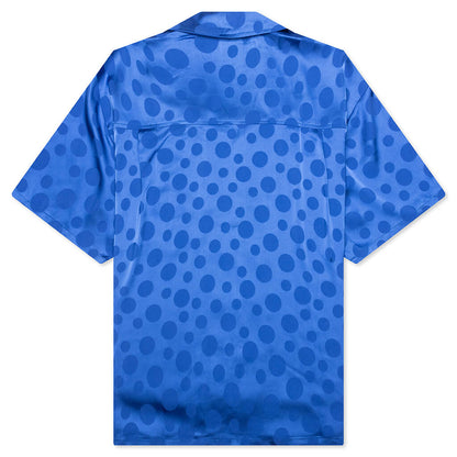 Polka Dot Camp Shirt - Blue