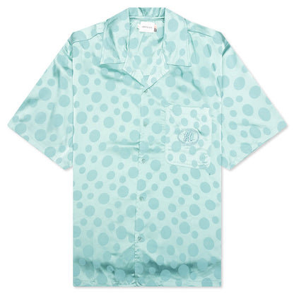 Polka Dot Camp Shirt - Green