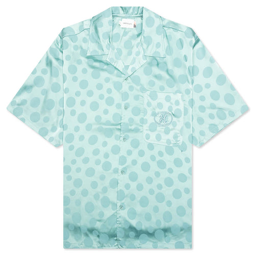 Polka Dot Camp Shirt - Green