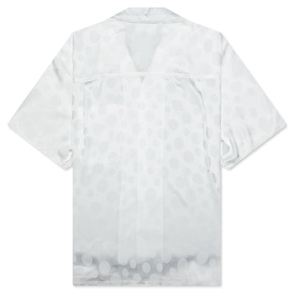 Polka Dot Camp Shirt - White