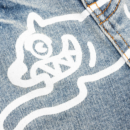 Kids Pow Jean Shorts - Blue Chocolate