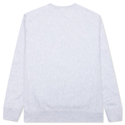 College Arch Crewneck - Heather Grey