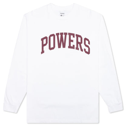 Arch L/S Tee - White