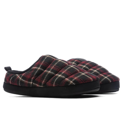 Scuff Flannel Slippers - Red