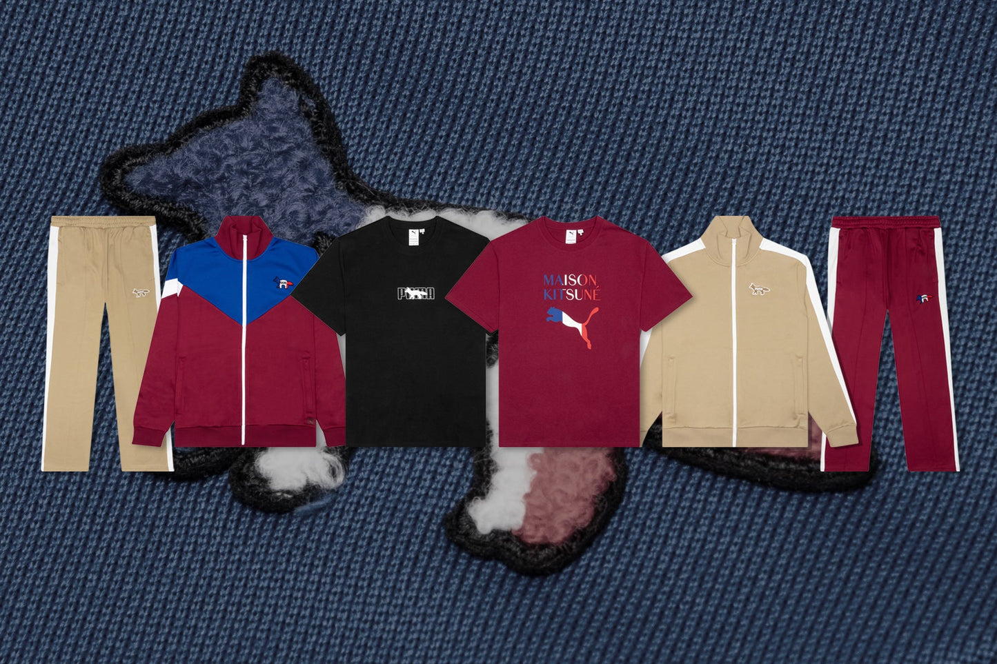 Puma x Maison Kitsune T7 Track Pant - Khaki