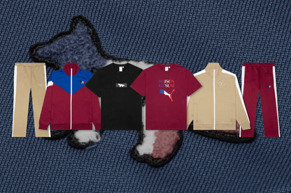 Puma x Maison Kitsune T7 Track Pant - Red