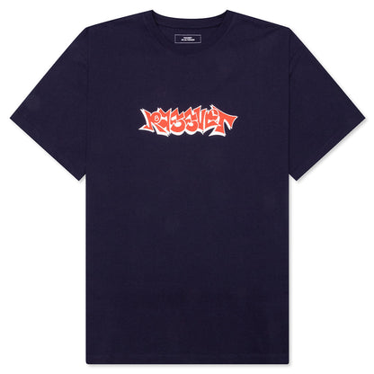 Graffiti Tee - Navy