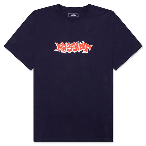 Graffiti Tee - Navy
