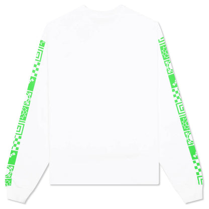 Square Logos L/S Tee - White