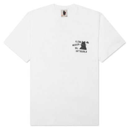 Space Bass S/S Tee - White