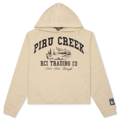 Piru Creek Hooded Sweatshirt - Khaki