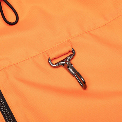 Ripstop Zipped Hooded Jacket - Orange