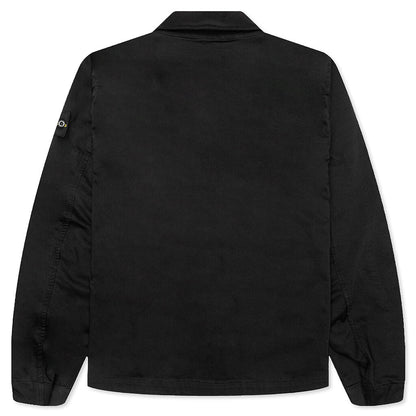 Regular Fit Overshirt - Black