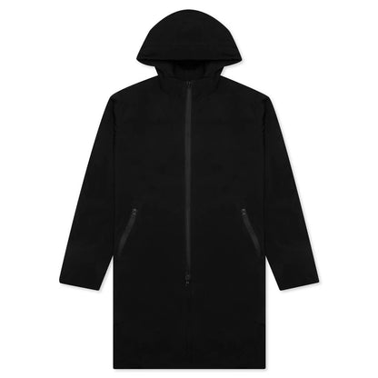 Stretch Nylon Sideline Jacket - Black