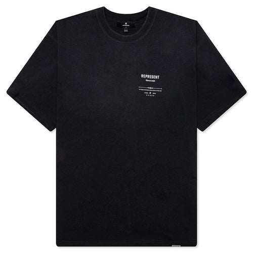 Revere Manor T-Shirt - Stained Black