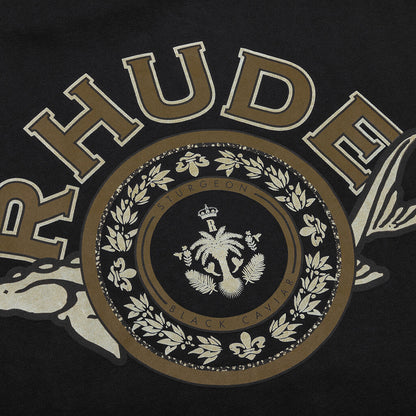 Rhude Black Caviar Tee - Vintage Black