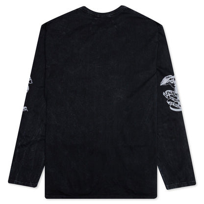Blue Woman Graphic L/S - Black