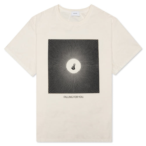 Falling For You Graphic Tee - White