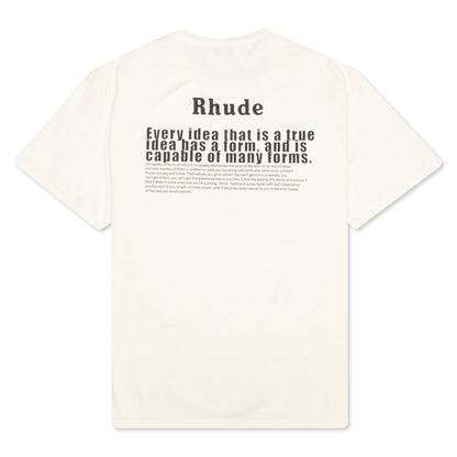 Golden Rule Graphic Tee - White