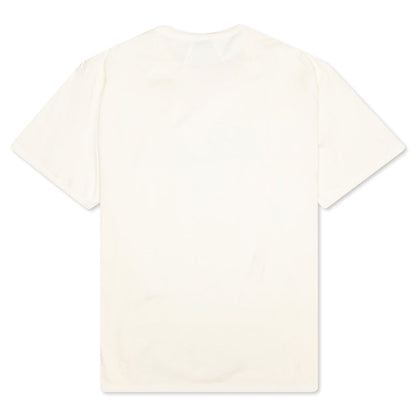 Logo Script Graphic Tee - White